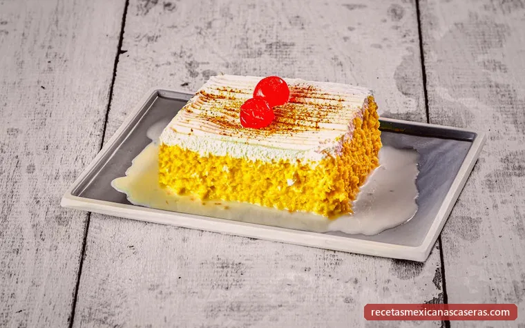 Pastel de Tres Leches Esponjoso recipe